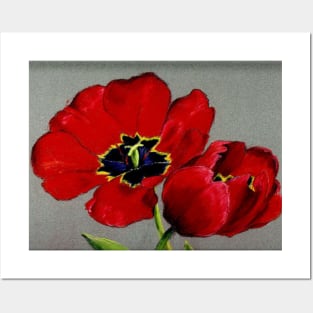 Red Tulips Posters and Art